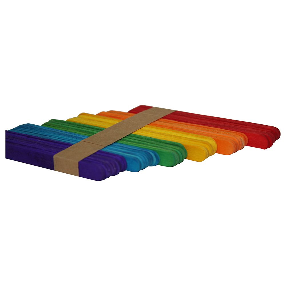 Mindset - Ice Cream / Popsicle Stick Colorful - 120 Pcs