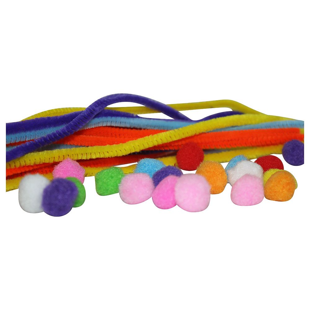Mindset - Pompom & Pipe Cleaner/Plush Sticks