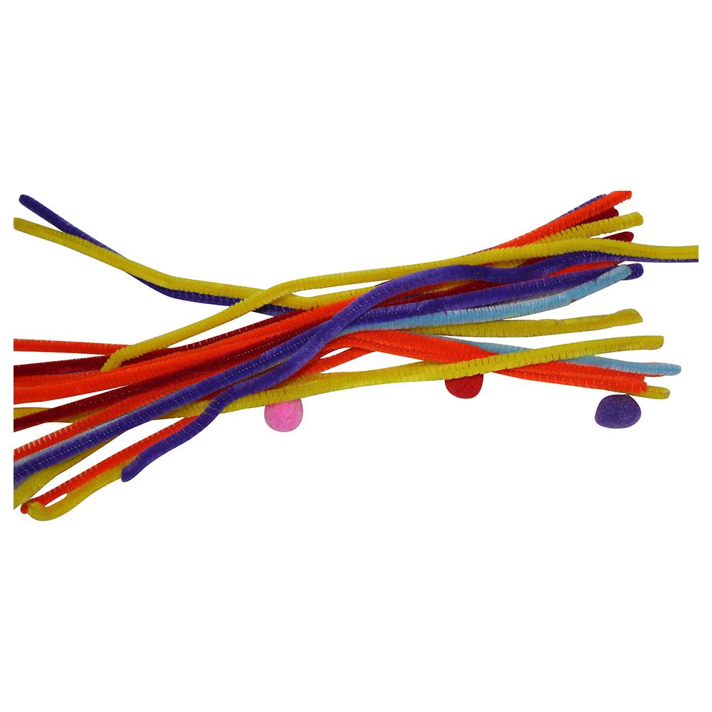 Mindset - Pompom & Pipe Cleaner/Plush Sticks