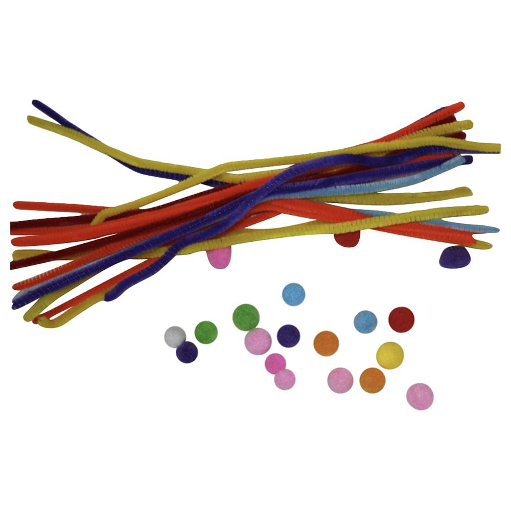 Mindset - Pompom & Pipe Cleaner/Plush Sticks