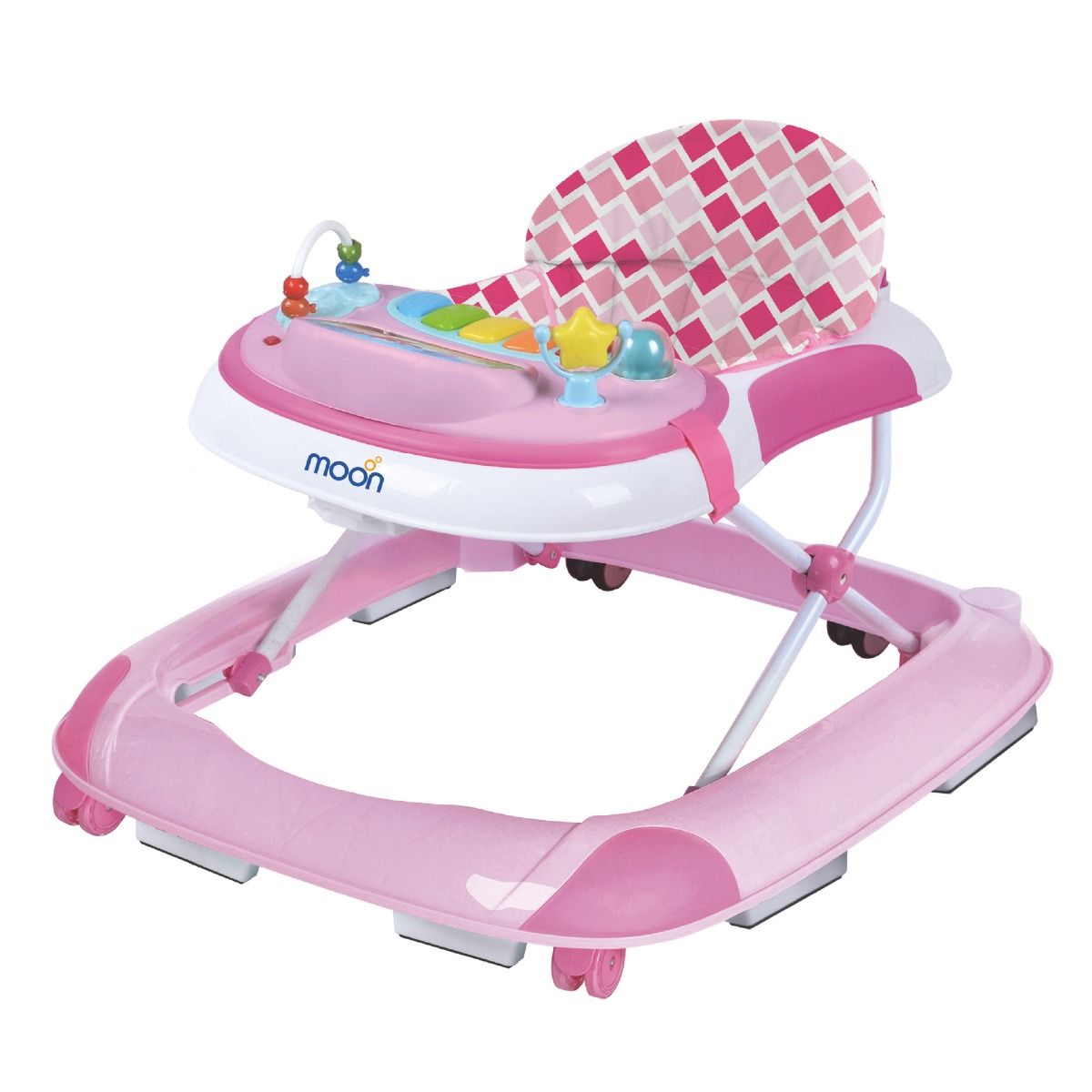 Moon - Pace Baby/Child Walker With Music & Toys - Pink, 6m
