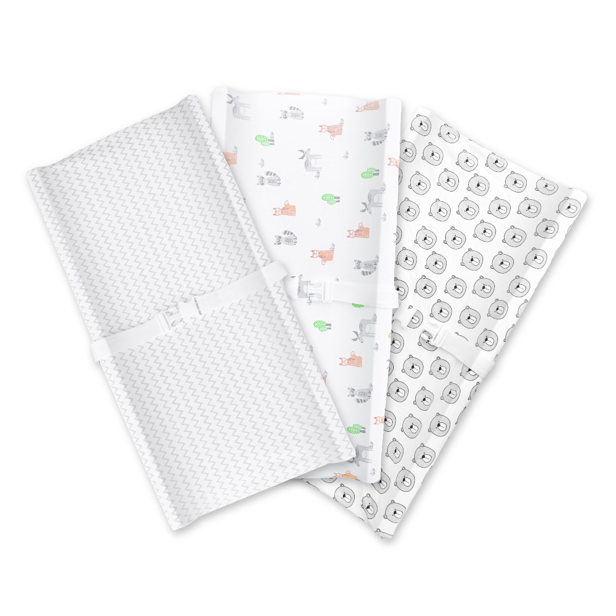 Moon - Changing pad sheets - White