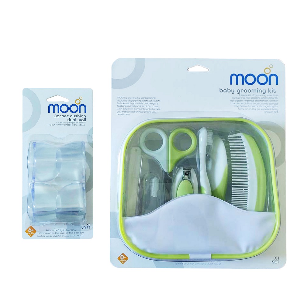 Moon Baby Grooming Kit + Corner cushion 