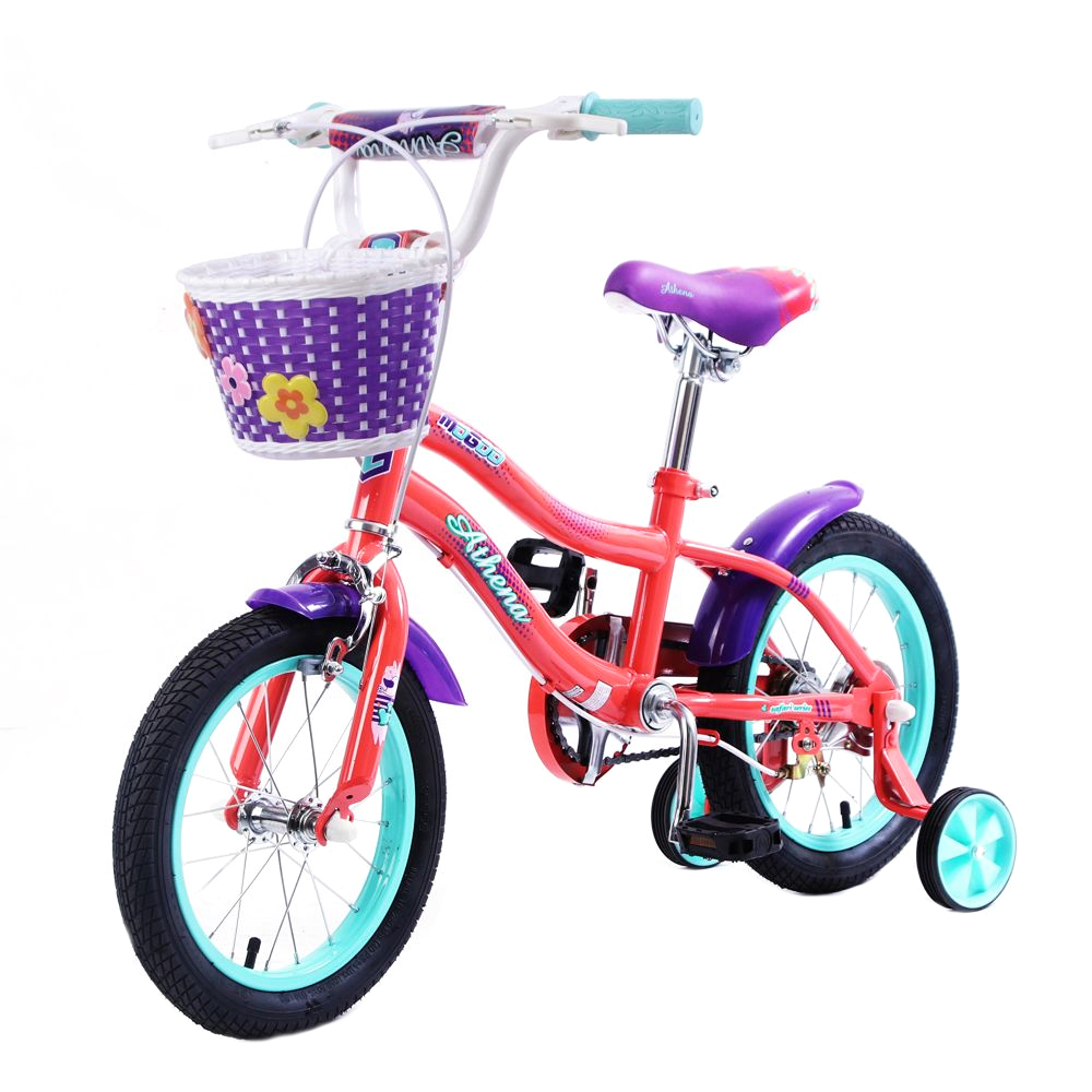 Mogoo - Athena 14 Inch Kids Bicycle - Peach