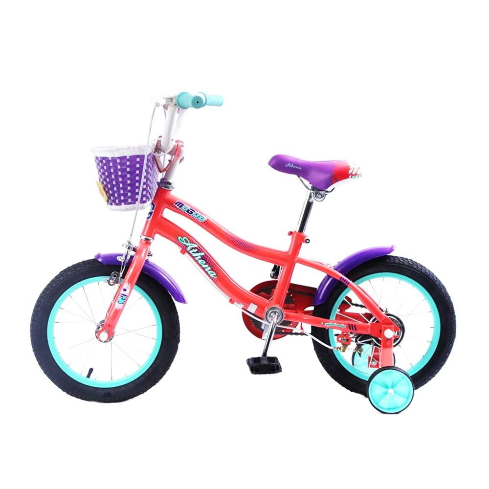 Mogoo - Athena 14 Inch Kids Bicycle - Peach