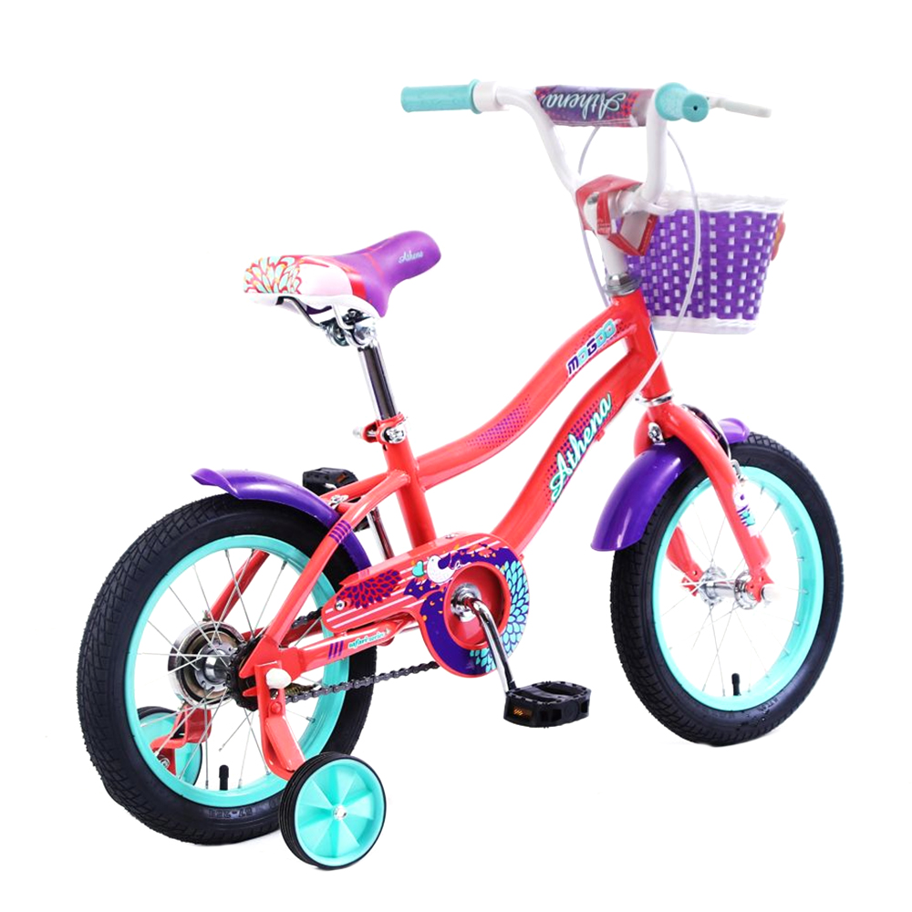 Mogoo - Athena 14 Inch Kids Bicycle - Peach