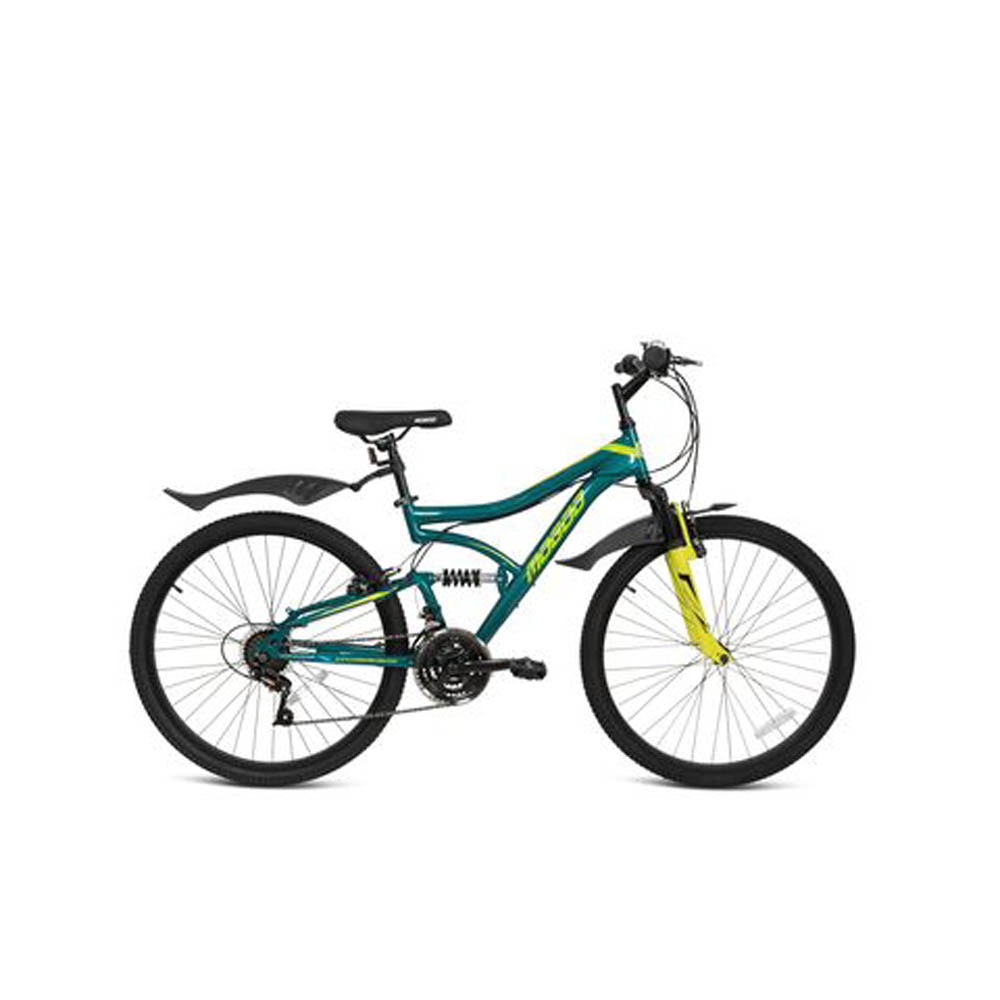 Mogoo - Aviator 26\ Dual Suspension Mountain Bike - Green"