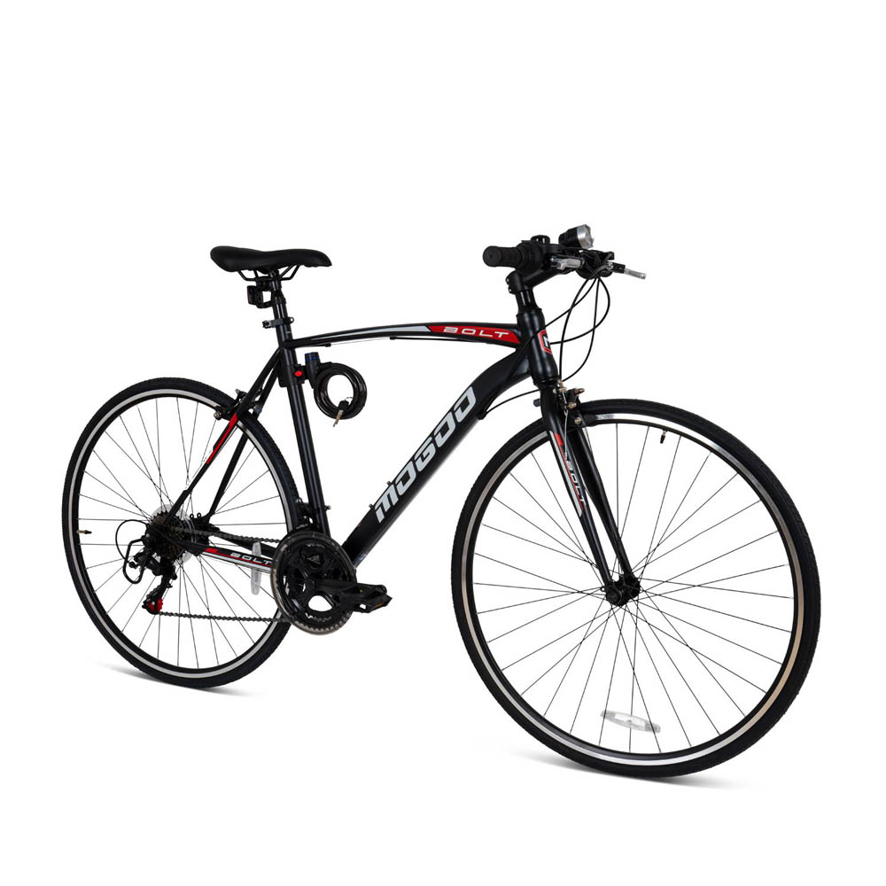 Mogoo - Bolt MTB Road Bike 700C - Black