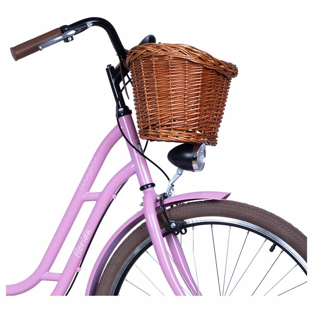 Mogoo - Florida 24 inch Cruiser Bike - Pink