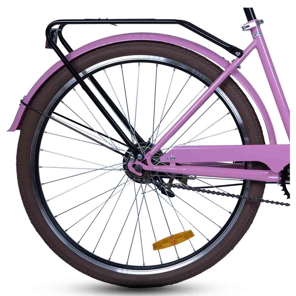Mogoo - Florida 24 inch Cruiser Bike - Pink