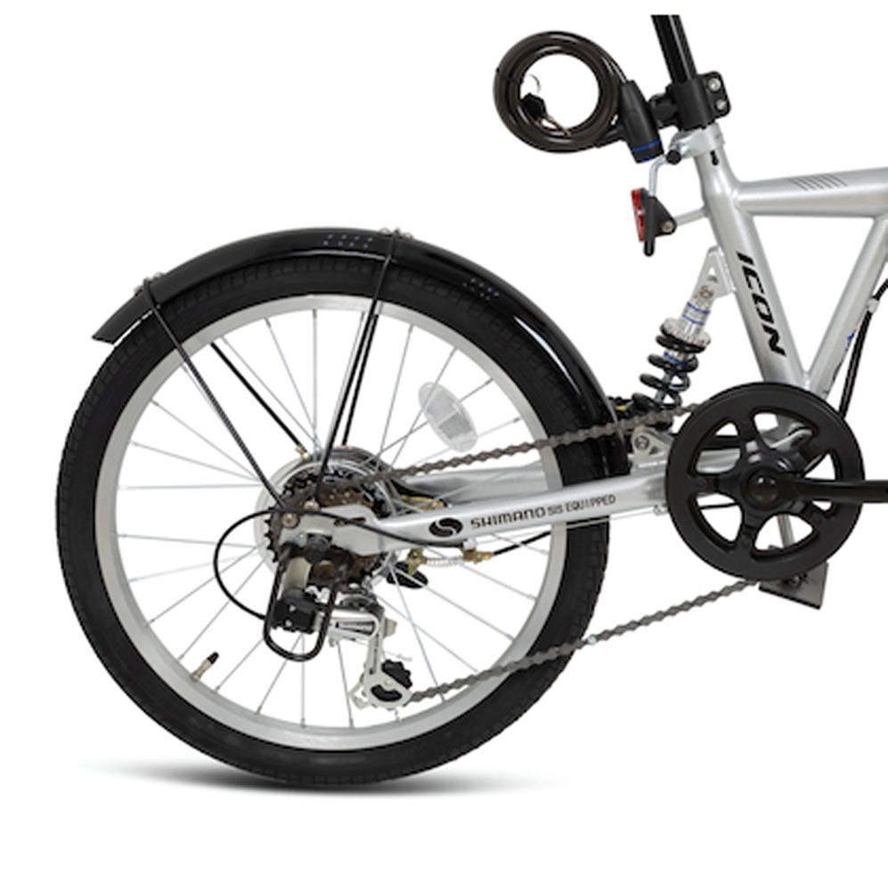 Mogoo - Icon 20\ Folding City Bike - Silver"