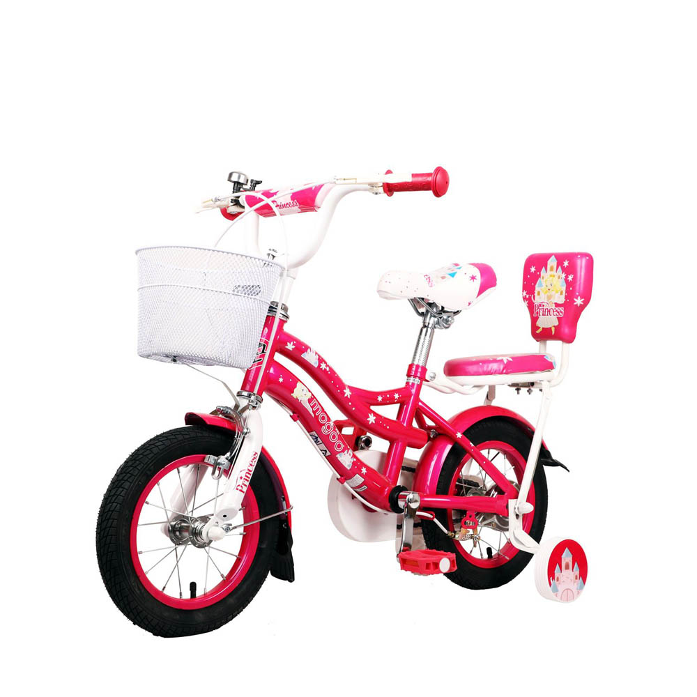 Mogoo - Princess 12\ Kids Bicycle - Ruby Pink"