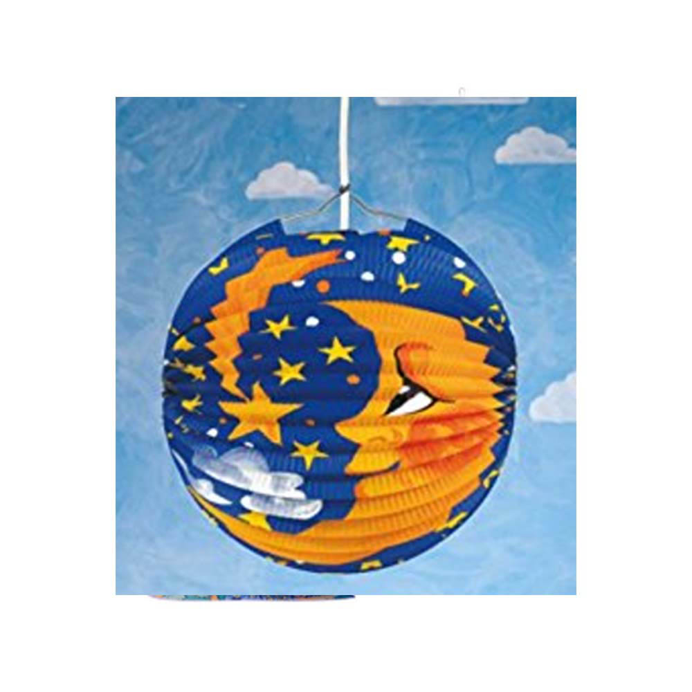 Amscan - Moon & Star Flame Retardant Drop Lantern 25Cm