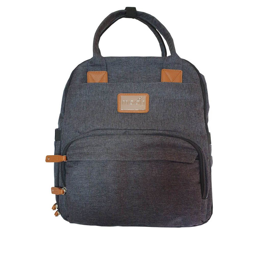 Moon - Kary Me Diaper Backpack - Travel Backpack - Dark Grey