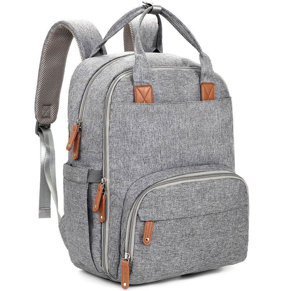 Moon - Kary Me Diaper Bag Backpack - Grey