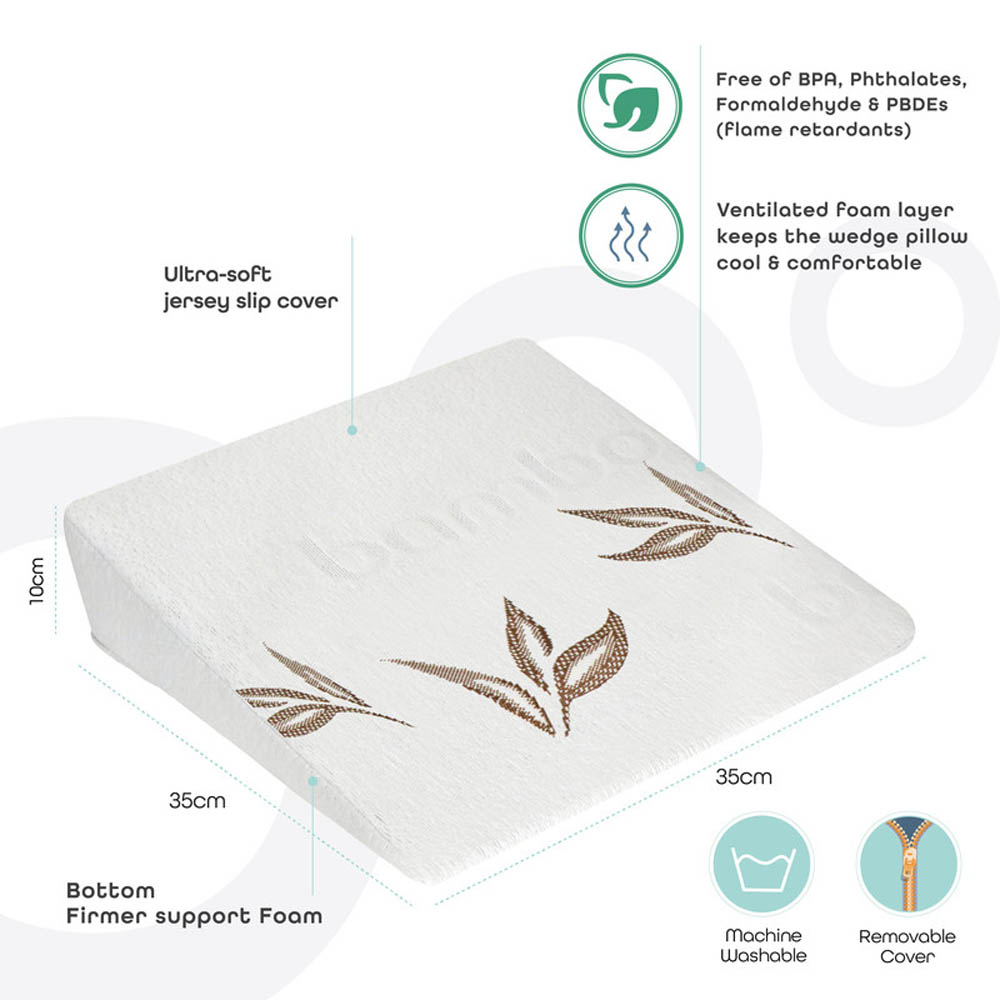 Moon - Maternity Wedge With Removable Bamboo Cover