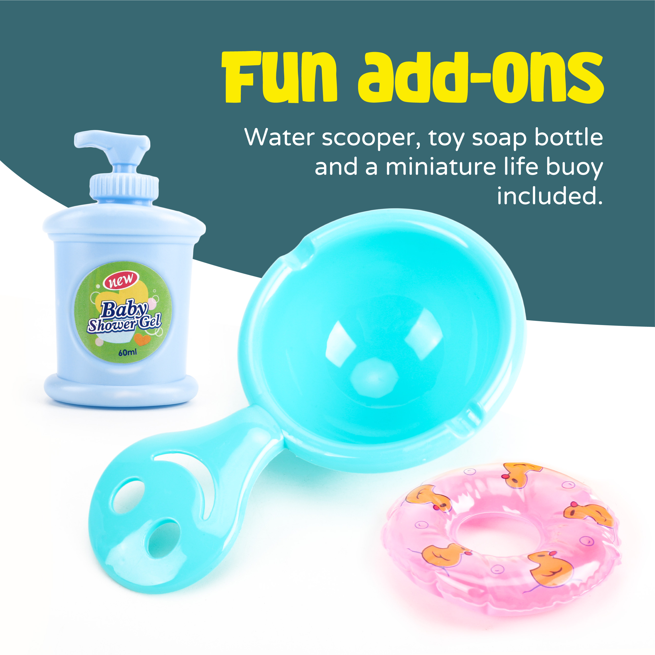 Moon - Mini Bath Tub Toy - Purple