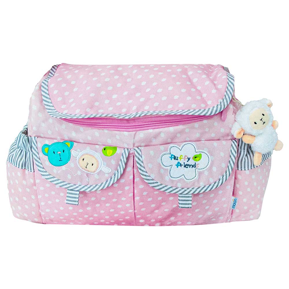 Moon - Nicole Stylish Maternity Diaper Bag - Pink