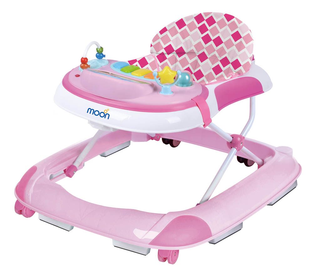 Moon - Pace Baby/Child Walker With Music & Toys - Pink, 6m