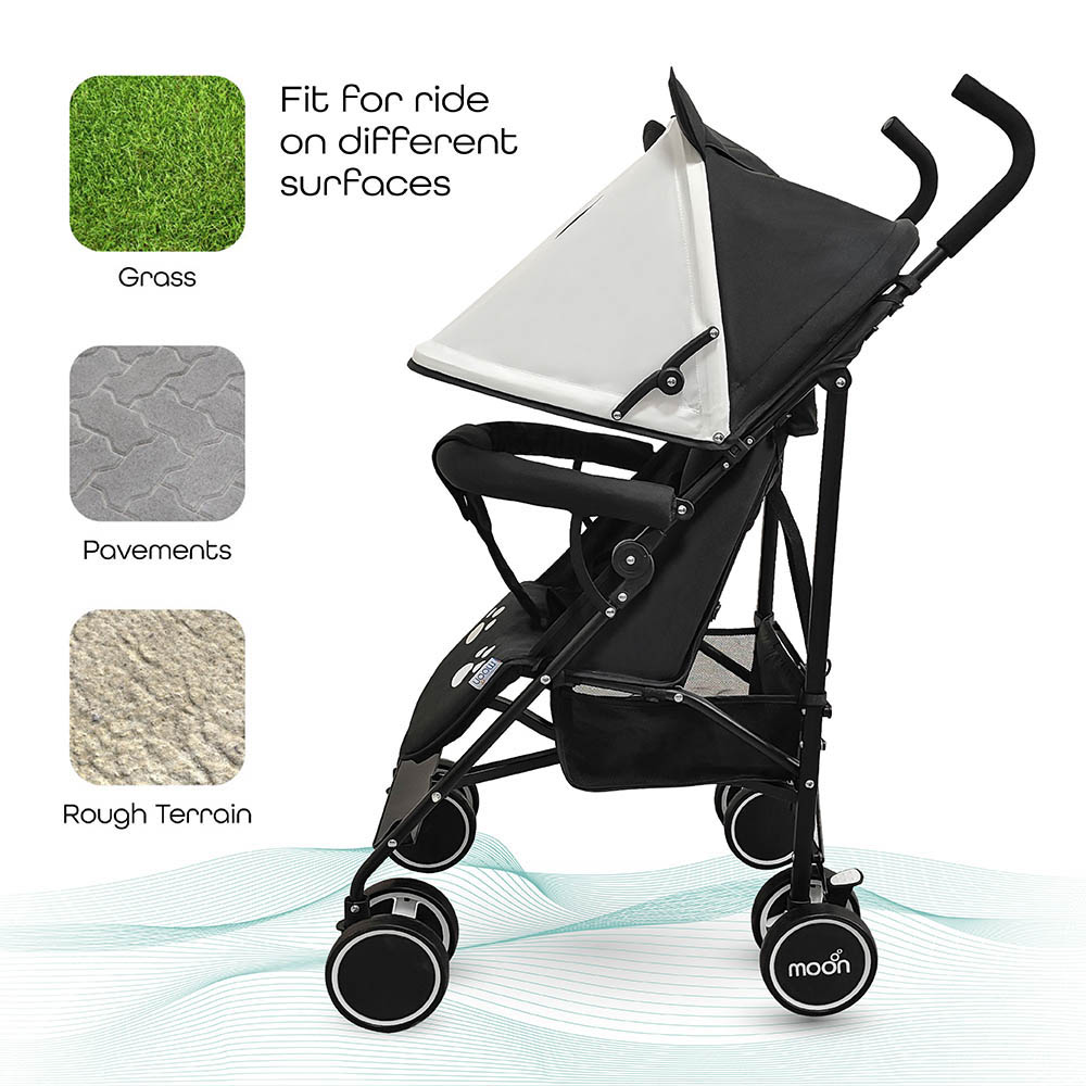 Moon - Safari Ultra Light Weight/Character Baby Stroller - Panda