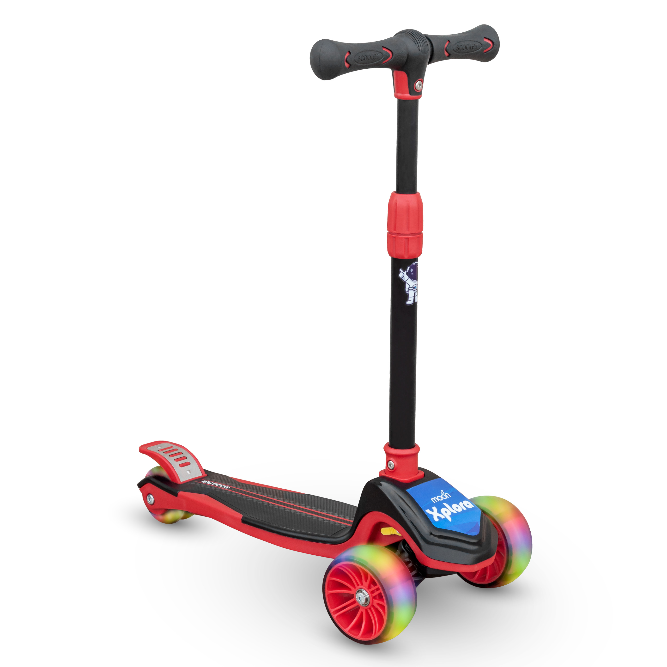 Moon - Xplora Baby 3 Wheel Scooter - Red and Black