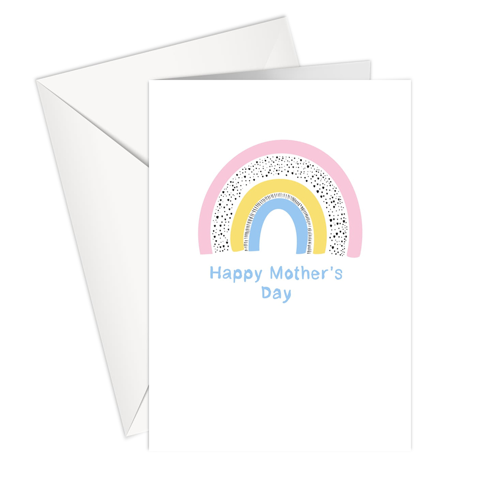 SharetheLove - Mother's Day Greeting Card - Pink Rainbow 