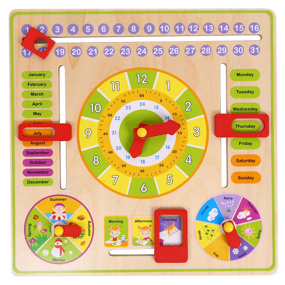 Mindset - Wooden Learning Clock