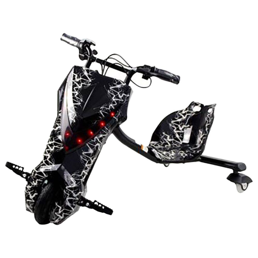 Megawheels - Lightning Black Slidewinder Gravity Scooter - Black
