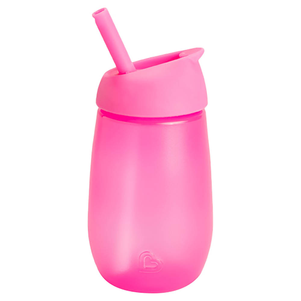 Munchkin - Simple Clean Straw Cup 1Pk 10Oz - Pink