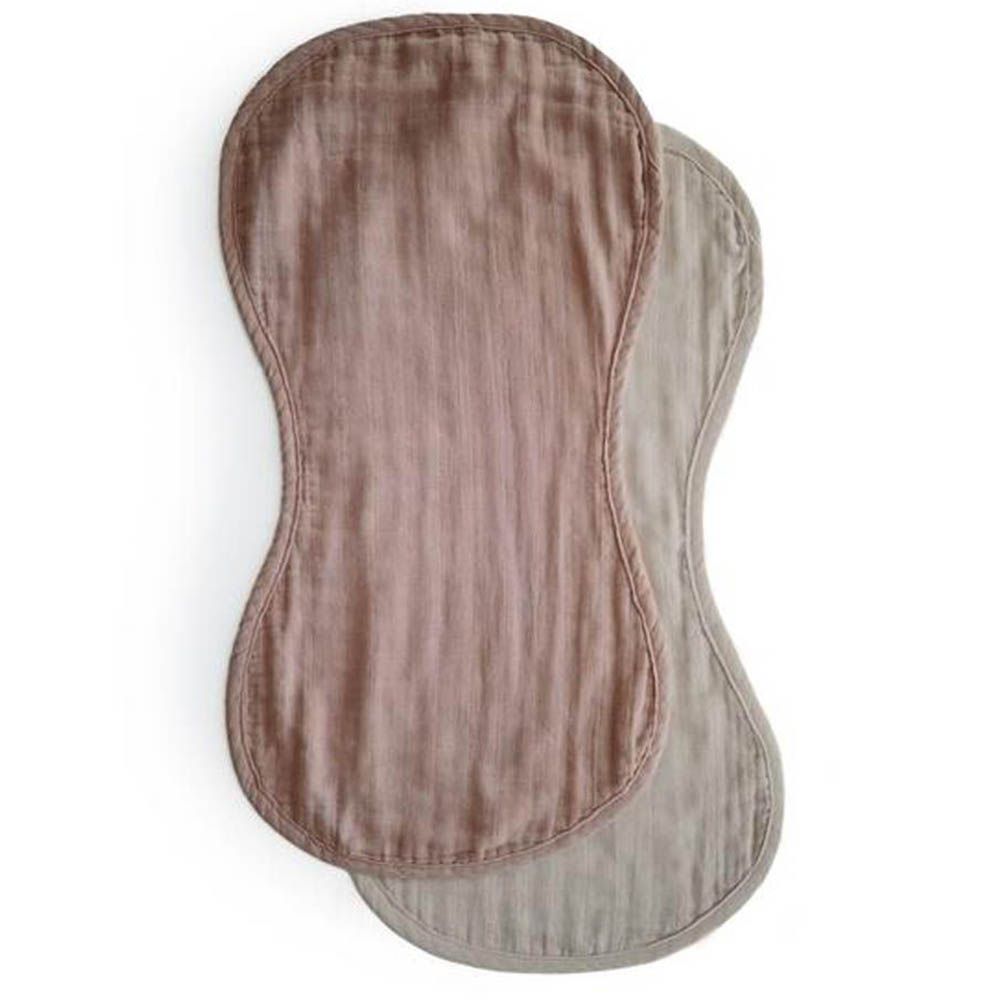 Mushie - Burp Cloth Natural - Fog