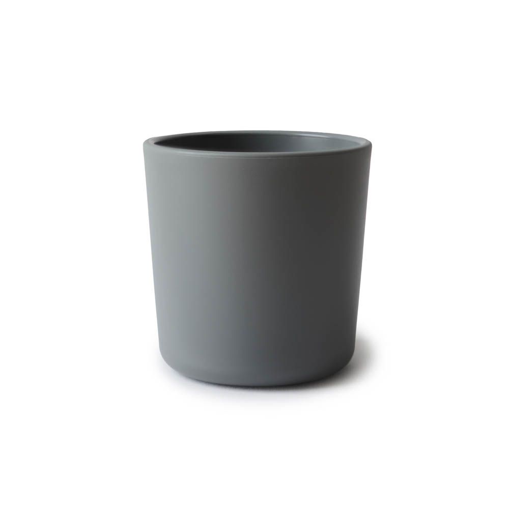 Mushie - Dinnerware Cup, Set of 2 - Smoke