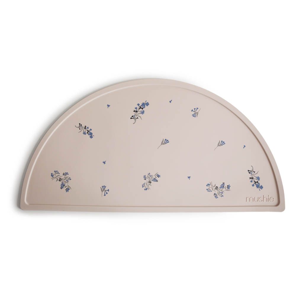 Mushie - Silicone Place Mat Lilac Flowers
