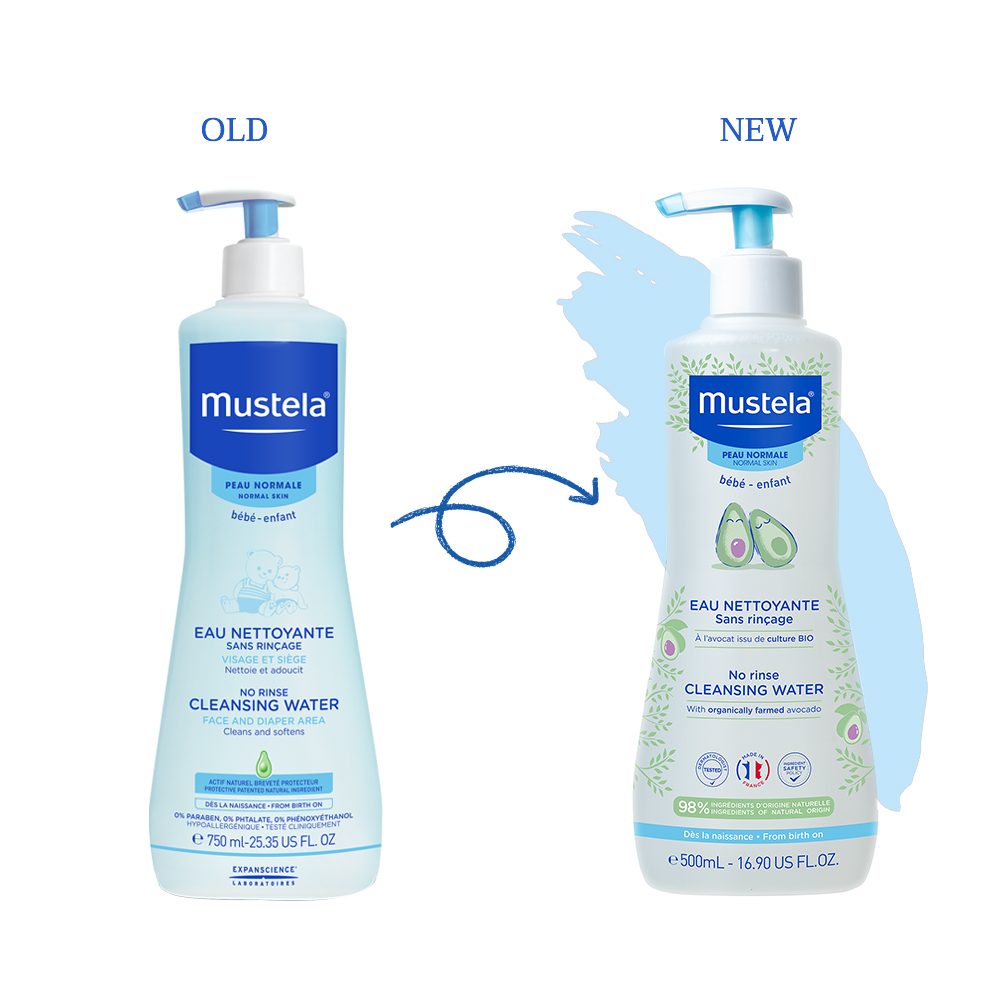 Mustela No Rinse Cleansing Water 300ml Babystore.ae