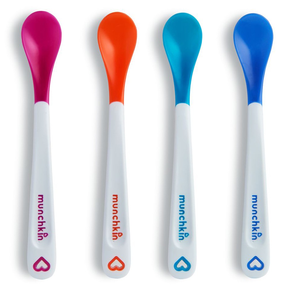 Munchkin - White Hot Infant Safety Spoons 4pcs