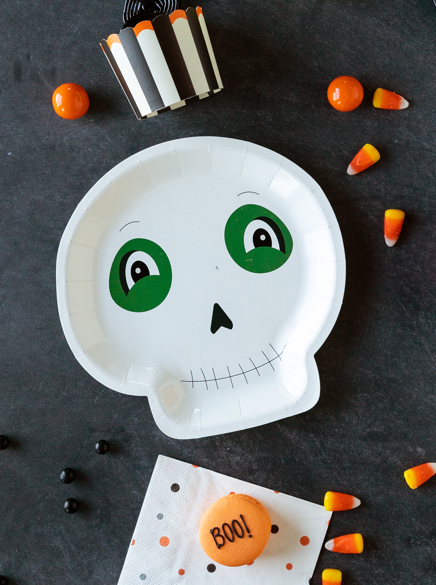 My Mind's Eye - Halloween Skeleton Plate