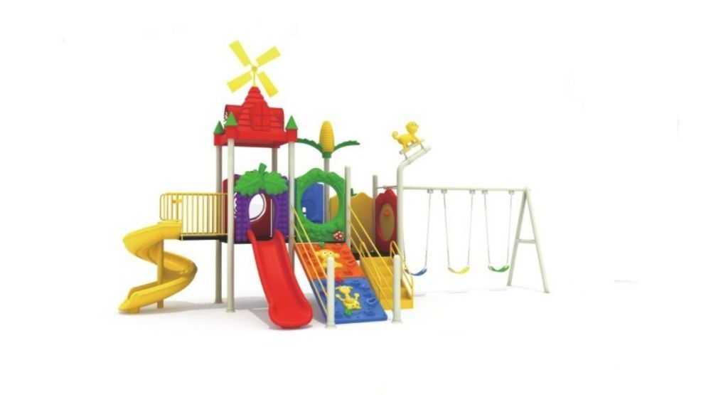 MYTS - Fan Styled Swing And Slide Multi Playcell For Kids