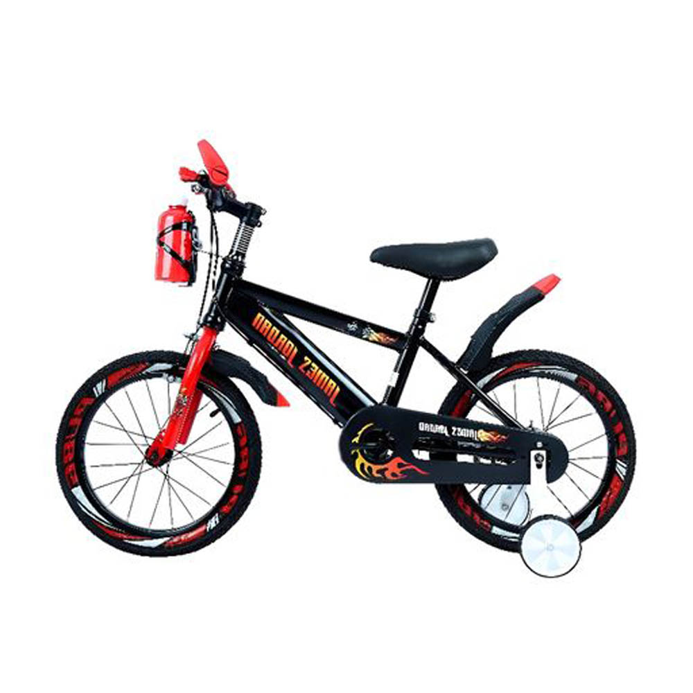 Myts - JNJ Kids 16 inch Bicycle With Basket - Black