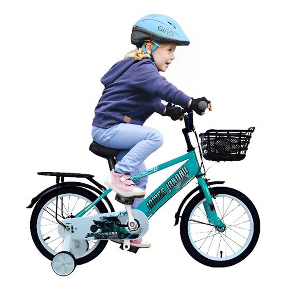 Myts - JNJ Kids 16 Inch Bicycle With Basket - Blue