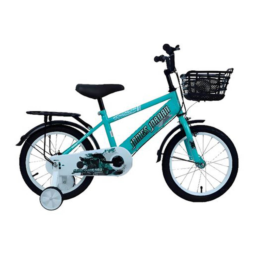 Myts - JNJ Kids 16 Inch Bicycle With Basket - Blue