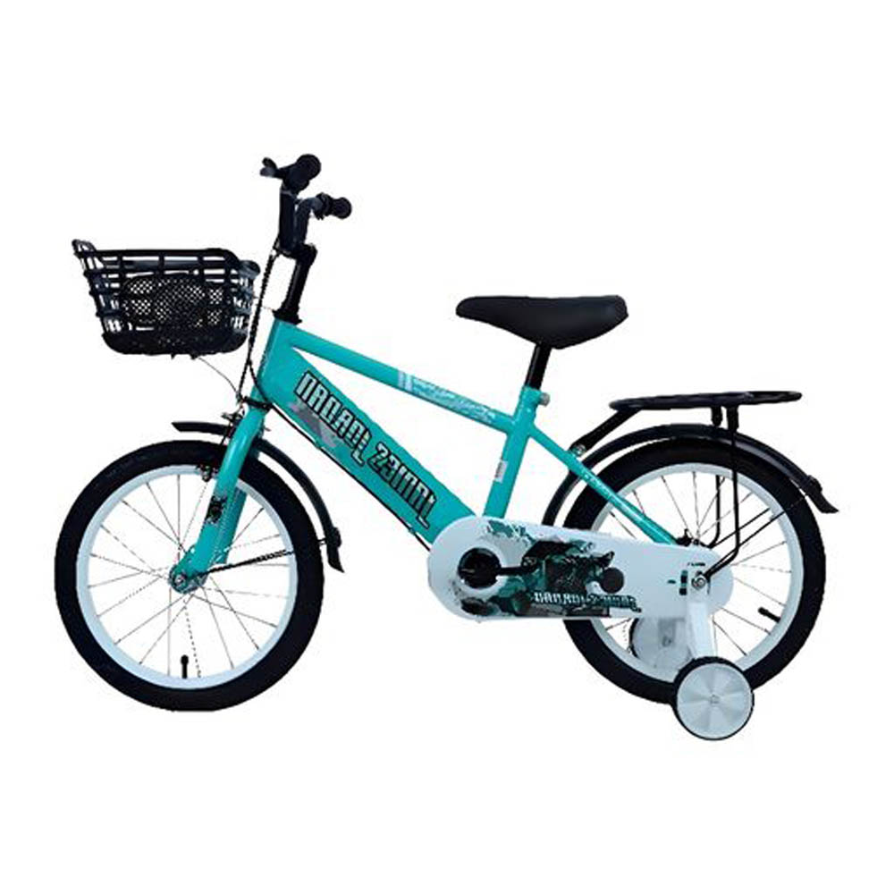 Myts - JNJ Kids 16 Inch Bicycle With Basket - Blue