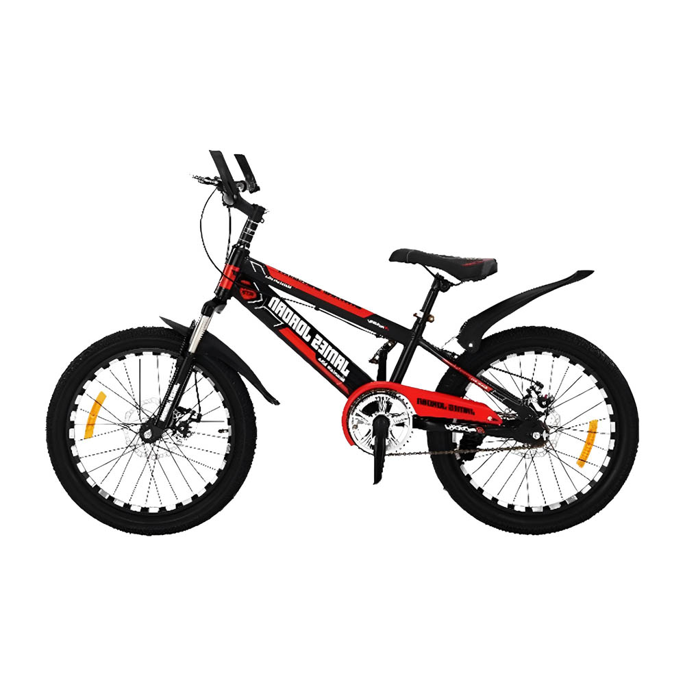 Myts - JNJ Kids 20 inch Bicycle With Basket - Black Red