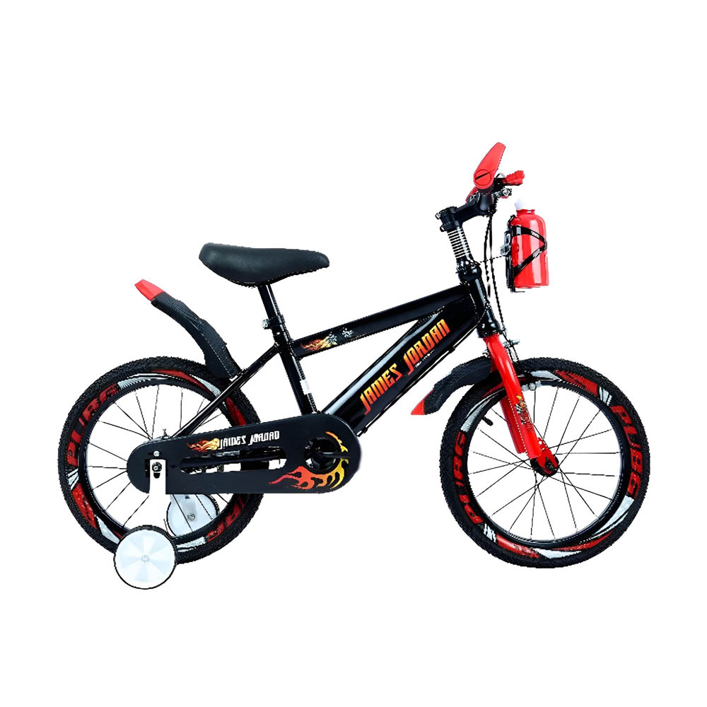 Myts - JNJ Kids 20 inch Bicycle With Basket - Black