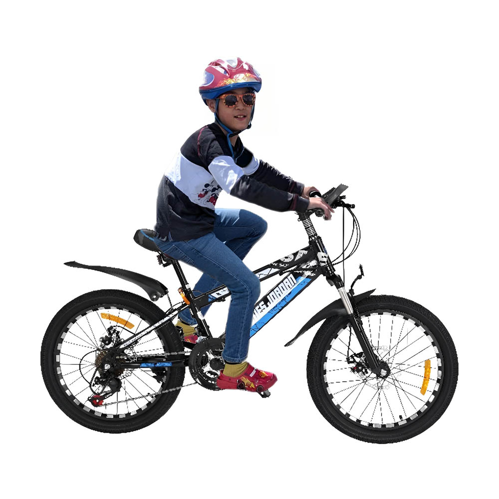 Myts - JNJ Sports Kids 20 inch Bicycle - Black Blue