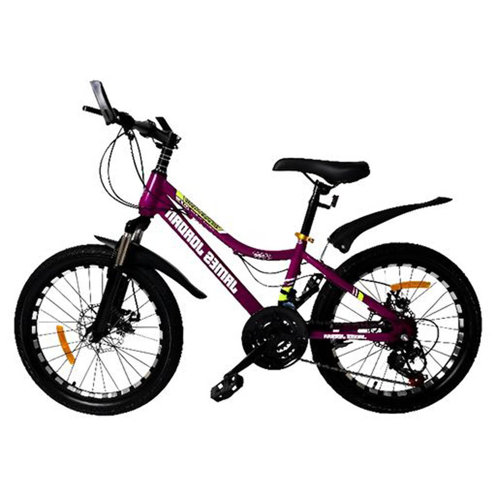 Myts - JNJ Sports Kids 20 inch Bicycle - Black - Purple
