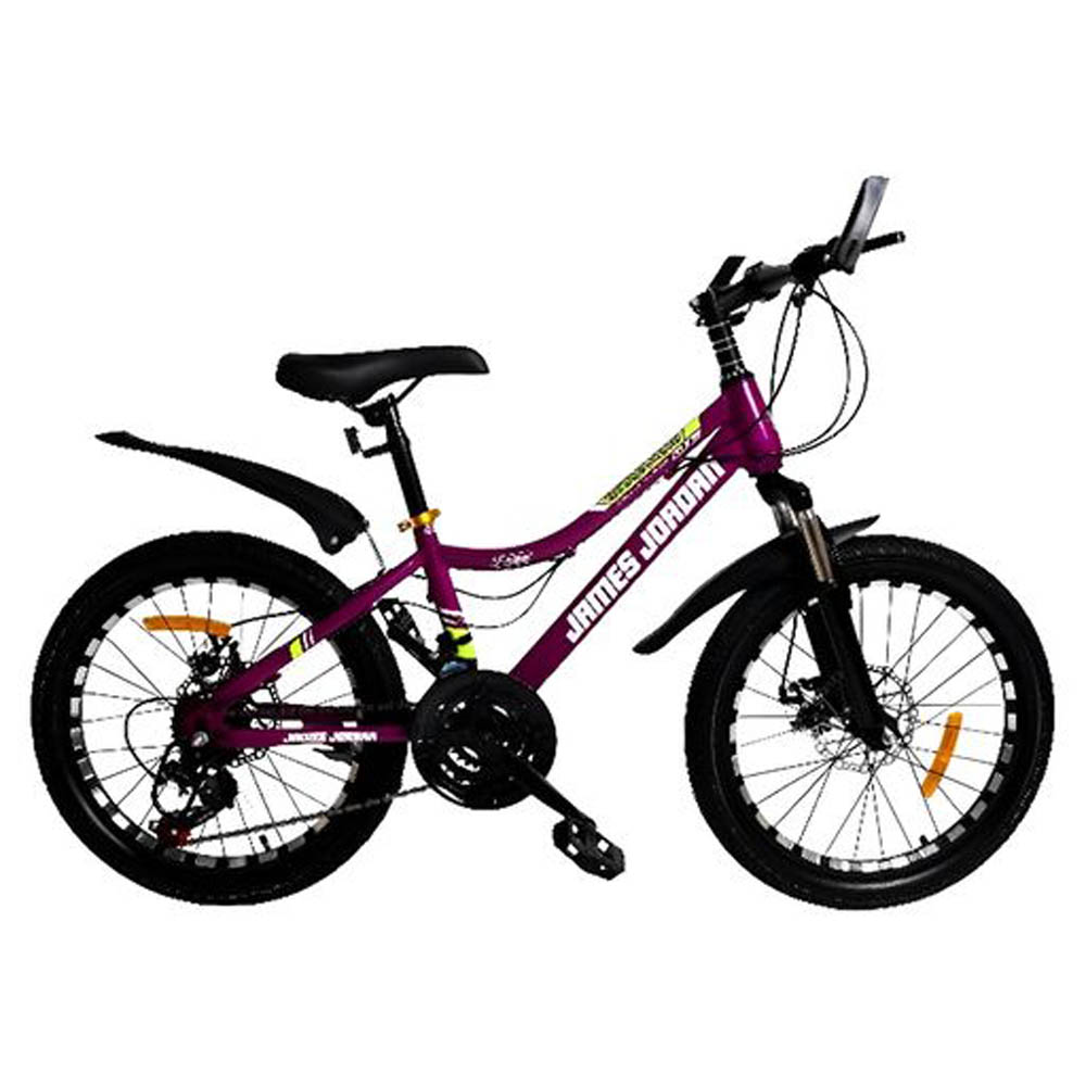 Myts - JNJ Sports Kids 20 inch Bicycle - Black - Purple
