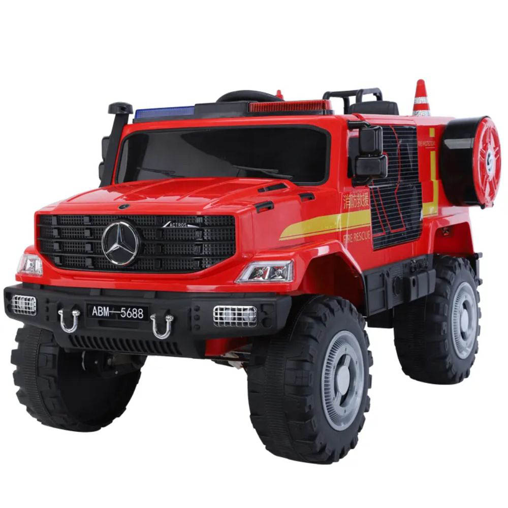 Myts - Kids Mercedes Benz Style Fire Engine 2 Seater - Red