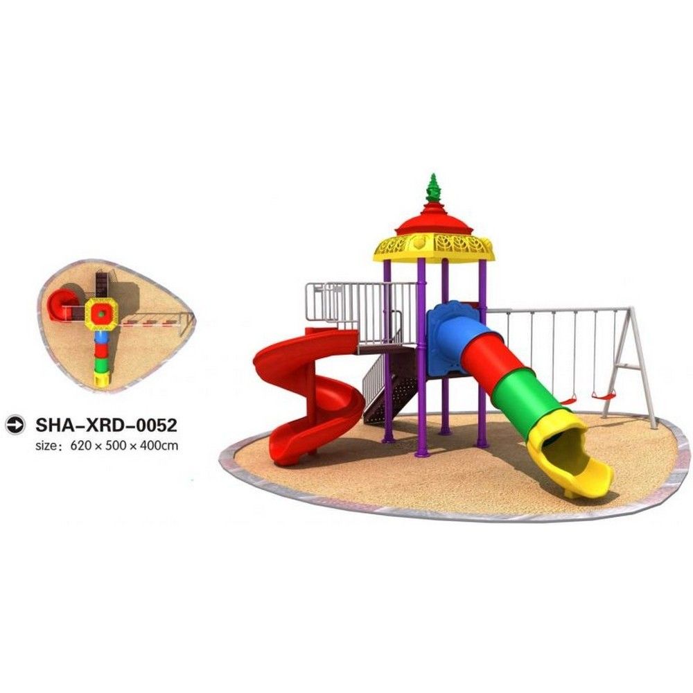 Myts - Mega Adventure Playcell Kids Swings And Wavy Slide