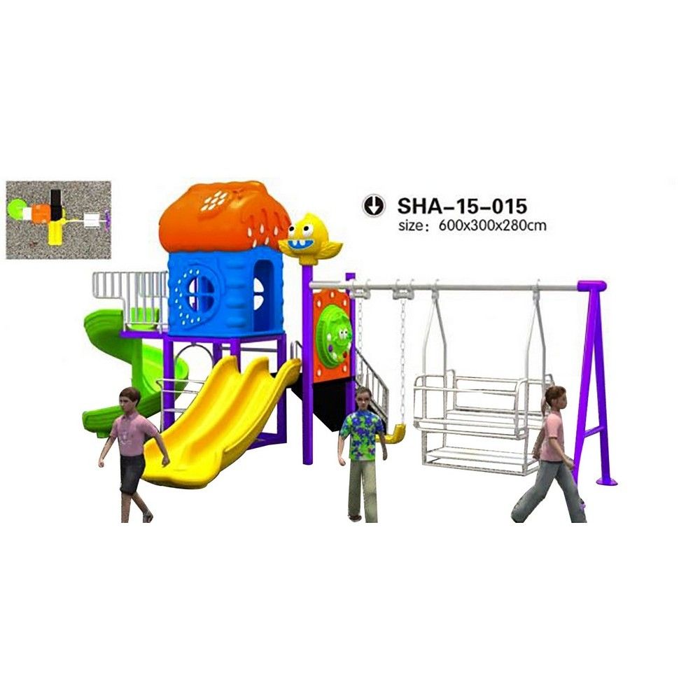 Myts - Mega Club Dual Swing And Dual And Wavy Slides