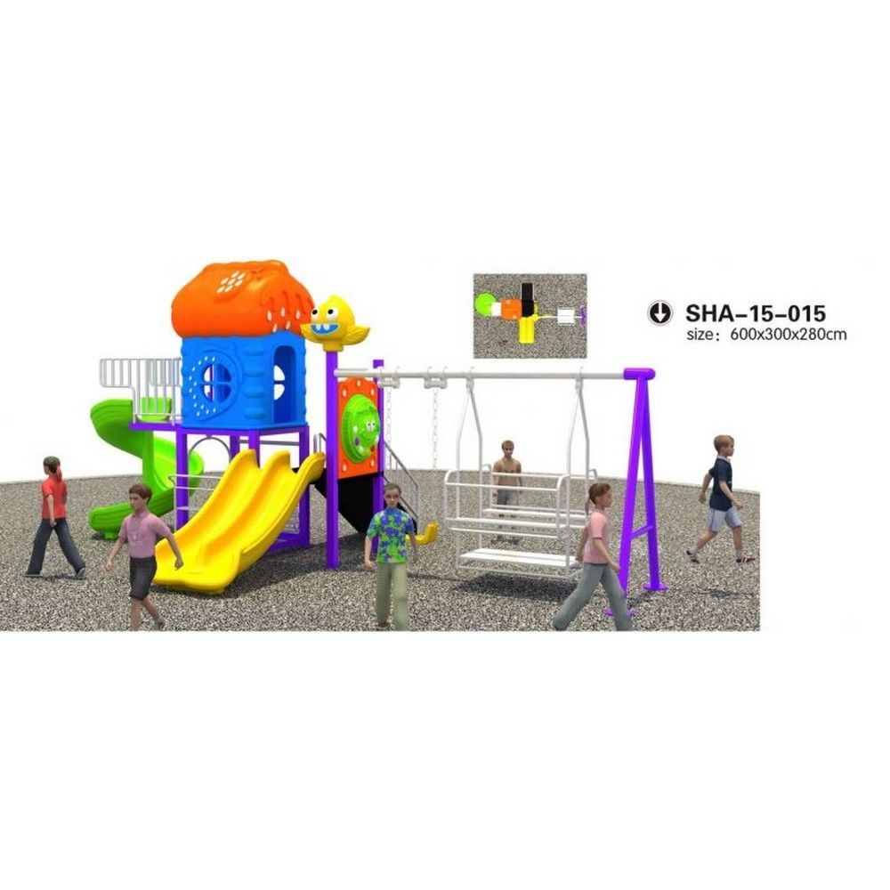 Myts - Mega Club Dual Swing And Dual And Wavy Slides