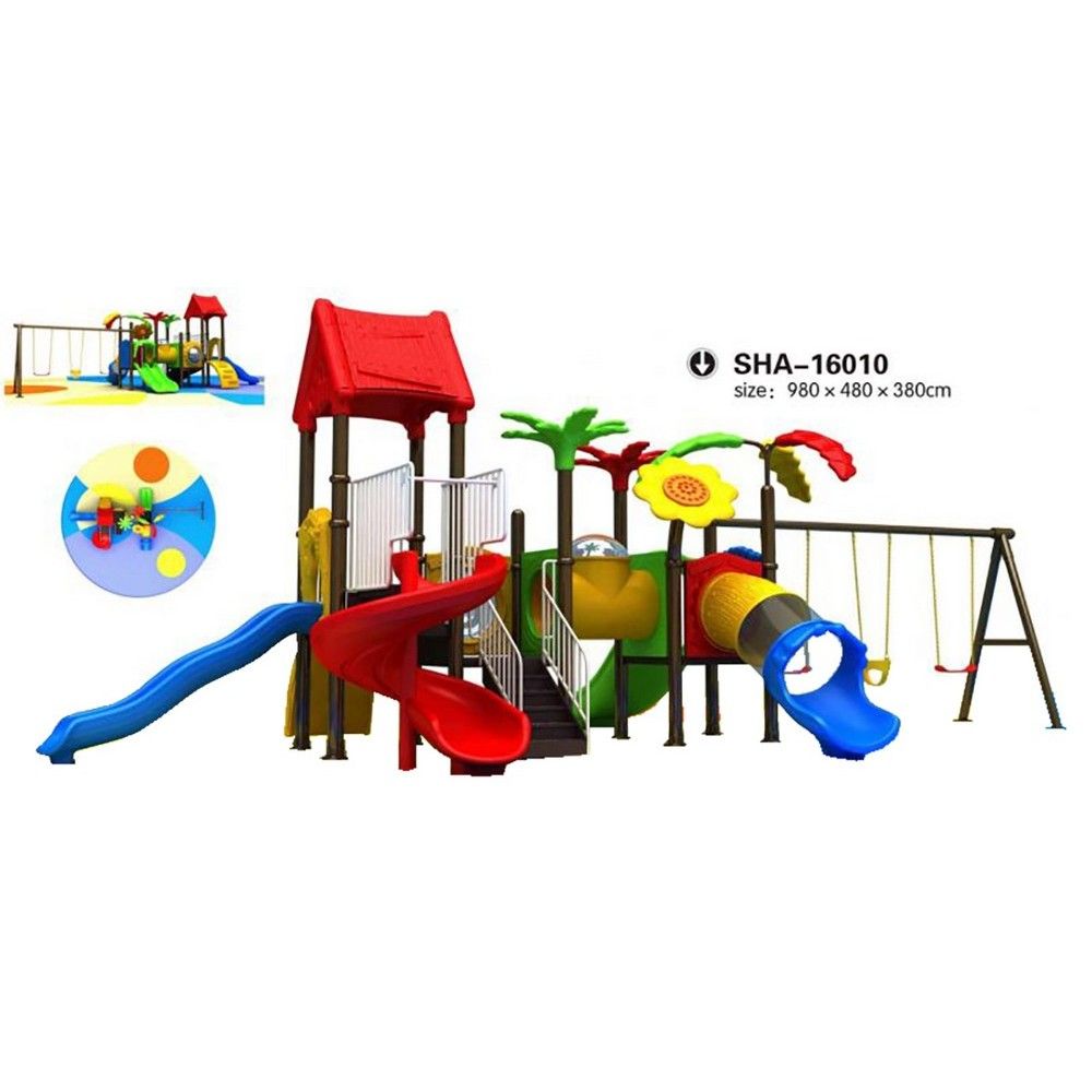 Myts - Adventure Playsets Flower Styled With Swings And Slide